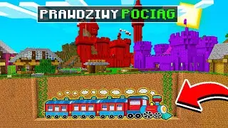 ZROBIŁEM DZIAŁAJĄCY POCIĄG Z KRÓLESTWA DO DOMKU! *TAJNE*