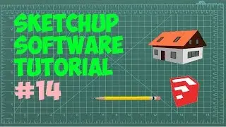 SketchUp Tutorial - #14 - Rotations Tool