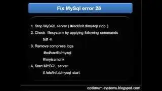 An Easy Way To Fix Error 28