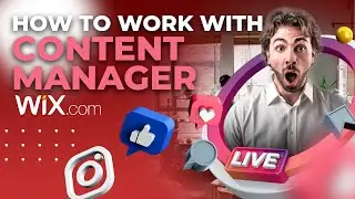 HOW TO CREATE A WEBSITE Tutorial? / Working With Content Manager On WIX.COM
