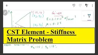 CST Stiffness Matrix Problem - Important for Exam