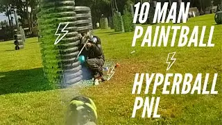 10 man Paintball - Mechanical Hyperball Event at PNL Paintball with Ryan Greenspan Dynasty