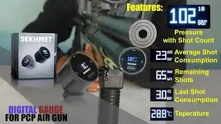 Sekhmet digital gauge for PCP Airguns |Unboxing | Review