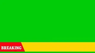 breaking news lower third green screen footage free download