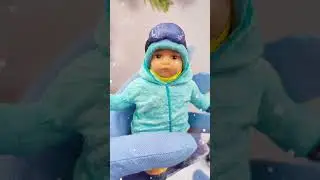 Ёлочная игрушка из ваты. Сноубордист #елочнаяигрушка #игрушканаелку #елочноеукрашение #ватнаяигрушка