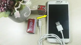 Ý tưởng thú vị - Sạc điện thoại bằng pin 9V