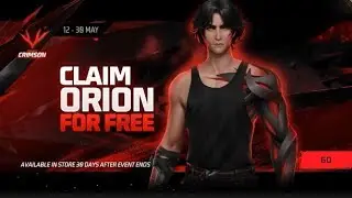Get Orion character for Free 💯 | Free Fire Project Crimson
