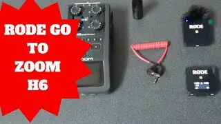 Attach Rode Wireless Go to Zoom H6