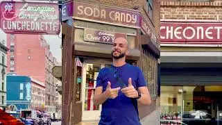 Lanchonete da Coca Cola em NY