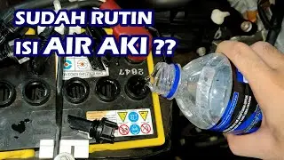 Cara Mengisi Air Aki Mobil dan Air Wiper Kaca Mobil