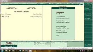Export and Import Data from Tally.ERP 9 in XML Format