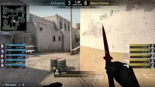 CS:GO POV Demo NaVi S1mple (30/15) vs G2 (de_dust2)