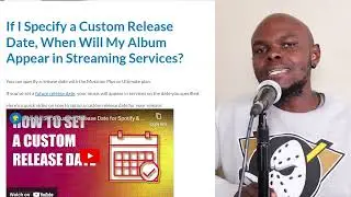 Distrokid | If I set a custom release date, when will my song appear in streaming services