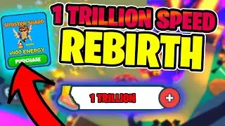 1 TRILLION SPEED REBIRTH! | Godly Sinister Shard Pets | Speedman Simulator