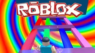Mega obby in Roblox!! (FUNNY!!!)