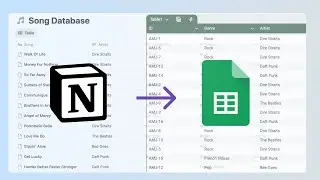 Export Notion Databases to Google Sheets (2025 Update)