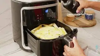 Fritadeira Eléctrica s/ Óleo 1900W 7L Aigostar Cube Touch