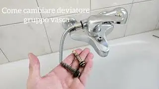 Come cambiare deviatore gruppo vasca#rubinettoidraulicofaidate