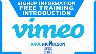 Vimeo Free Training Introduction And Signup Links