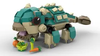Lego 76962 Baby Bumpy Ankylosaurus Speed Build Studio Bricklink LDD by PLegoBB