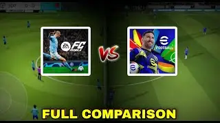 EA Sports FC 24 (FIFA 24) VS eFootball 2024 | Graphics & Details Comparison
