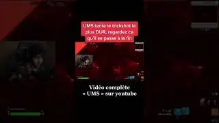 UMS tente le trickshot IMPOSSIBLE #shorts