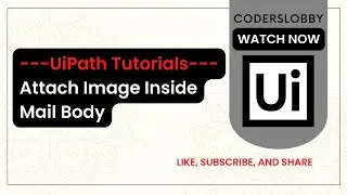 UiPath - Attach Image Inside Mail Body | UiPath Tutorials |@robobix