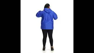 Outdoor Research Helium Womens plus size Rain Jacket Ultramarine Blue  #plussize #rainjacket