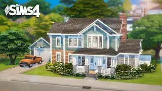 Cozy Sequoia Family Home 🍃 | No CC | Sims 4 Speed Build