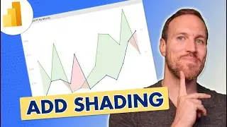 How to QUICKLY Shade Between 2 Lines in a Line Chart in Power BI