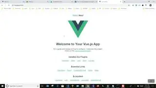Create a web app using Vue Js, Vue CLI