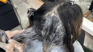 Hair Makeover At Blush N Curls with Chemical Free Colors - Balayage of the Season