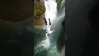 Tripping down the waterfall