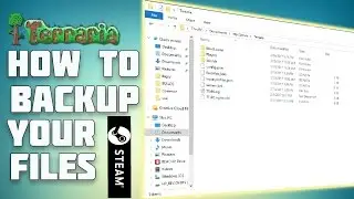 How to backup your Terraria worlds and Characters | Steam Version
