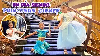 Un día siendo princesas en el crucero Disney ! 