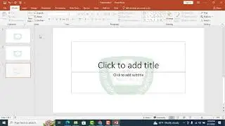 How to add a Logo Watermark in PowerPoint on all slides | Picture/Signature Watermark | Bangla