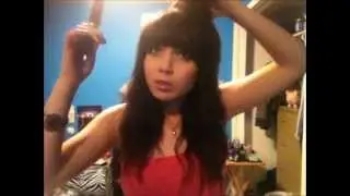 Just me, curlying my hair x3