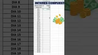 Calcular INTERES COMPUESTO en Excel | 