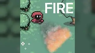 Adding a fire spell into my indie game!