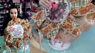 Come learn to make all sizes of wreaths today   with me!