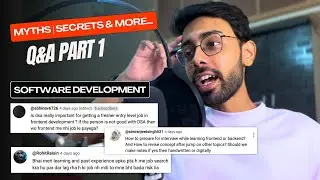 ANSWERING YOUR QUESTIONS! How To LEARN FAST & GET into Software Development