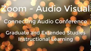 How to select an audio resource on a Zoom meeting