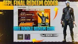 FFPL Final 2nd Redeem Code Free Fire | FFPL Final Emote Redeem Code | FFPL Final Bundle Redeem Code