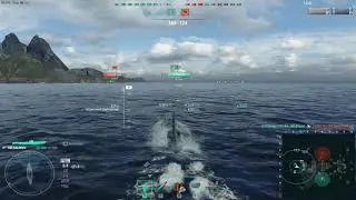 Американская подводная лодка Salmon.Морской бой-8.Игра World Of Warships