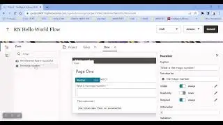 Hello World Flow - Oracle Intelligent Advisor - Intelligent-Advisor.com