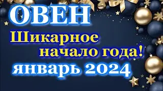 ОВЕН - ТАРО ПРОГНОЗ на ЯНВАРЬ 2024 - ПРОГНОЗ РАСКЛАД ТАРО - ГОРОСКОП ОНЛАЙН ГАДАНИЕ