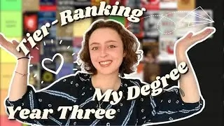 Tier Ranking EVERYTHING I Read in the FINAL YEAR of my English Degree! || thepretentiouspoet