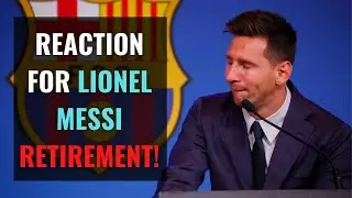 Barcelona Players Reaction To Lionel Messi Leaving For PSG | Lionel Messi