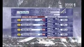Skoki Narciarskie Planica 20.03.2010 - Adam Małysz i Simon Ammann Seria III