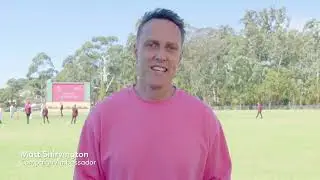 Matt Shirvington Pink Stumps Day